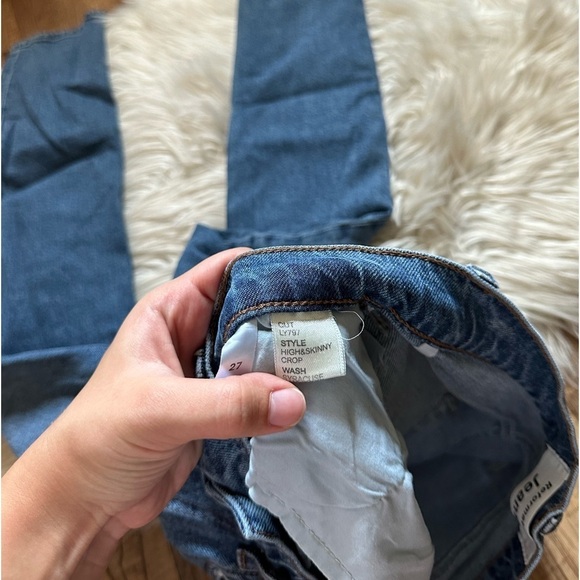 REFORMATION High And Skinny Distressed Jean - Picture 3 of 6